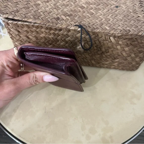 Rouje Kiki Bordeaux Leather Wallet - Picture 6 of 9